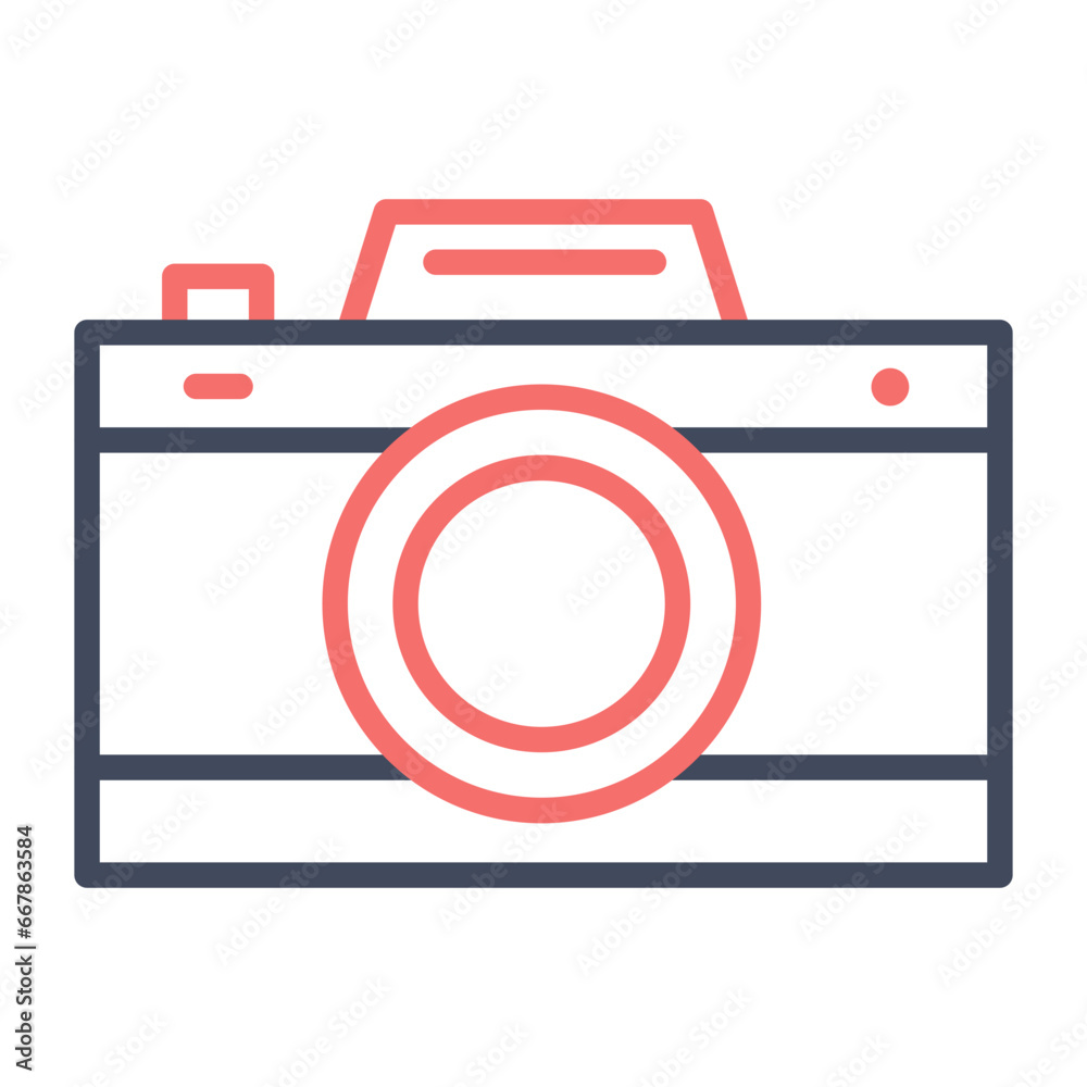 Wall mural camera icon