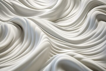 Textile with ripples and folds, displaying a luxurious surface. Generative AI