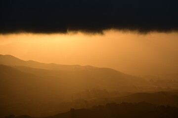 Obraz premium sunrise in the mountains