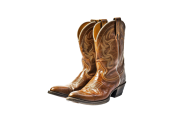 Cowboy boots isolated