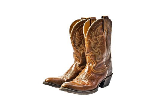 Cowboy boots isolated