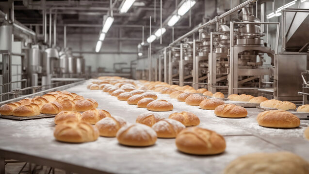 Modern machines and equipment equipped with conveyor belts are used in large-scale bread production to meet the needs of retail chains and stores for this product.