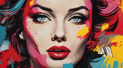 retro pop art portrait of woman © Ai Inspire