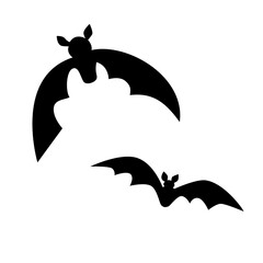 halloween bat and bats