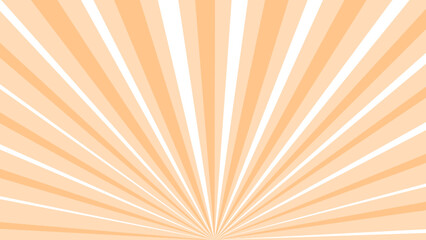 Orange and white sunburst background
