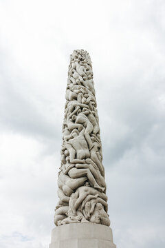 Monolitten Monument at the Frognerparken in Oslo, Norway
