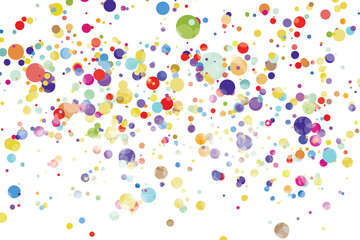 Light multicolor background, colorful vector texture with circles. Splash effect banner. Glitter silver dot abstract illustration with blurred drops of rain. Pattern for web page, banner,poster, card