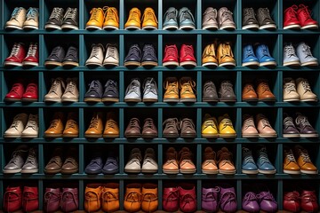 Black Friday shoes store display