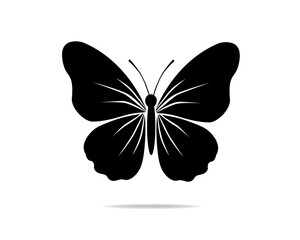 set of butterflies blue butterflyicon