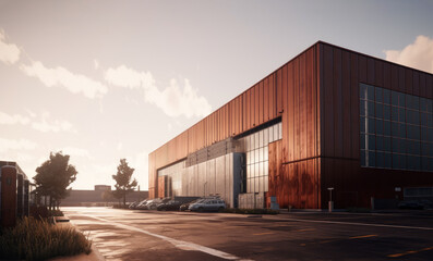 Obraz premium modern building exterior design