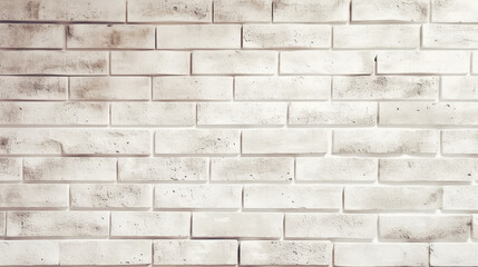 Mur en brique blanc. Ambiance calme, &eacute;pur&eacute;. Mock-up. Fond pour conception et cr&eacute;ation graphique, banni&egrave;re.