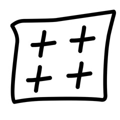 pillow line icon