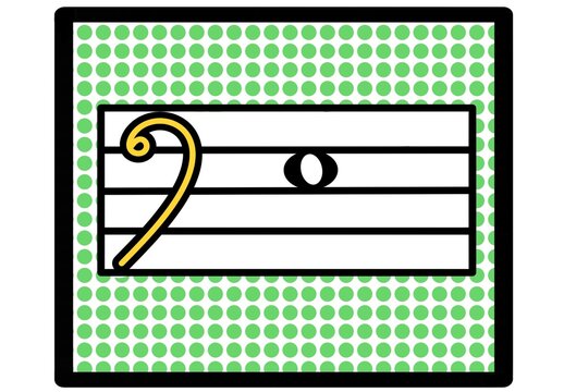 Music Notes, E Mi clave de Fa, Musica, notas musicales, clave de fa, ni&ntilde;os, escuela, pentagrama