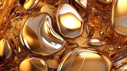 abstract background with gold