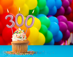 Number of followers or likes - Candle number 300