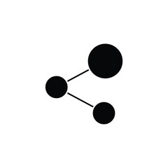 share concept line icon. Simple element illustration.share concept outline symbol design.