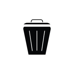 trash concept line icon. Simple element illustration.trash concept outline symbol design.