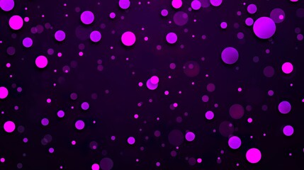 Vibrant Circles: Playful Purple Polka Dot Wallpaper