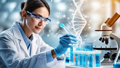 scientist working in laboratory