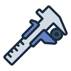 Caliper color filled lineicon