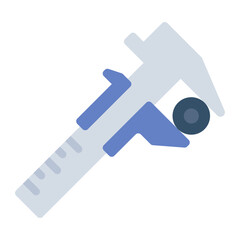 Caliper color flat icon