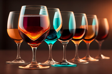 Fototapeta premium Glass of wine