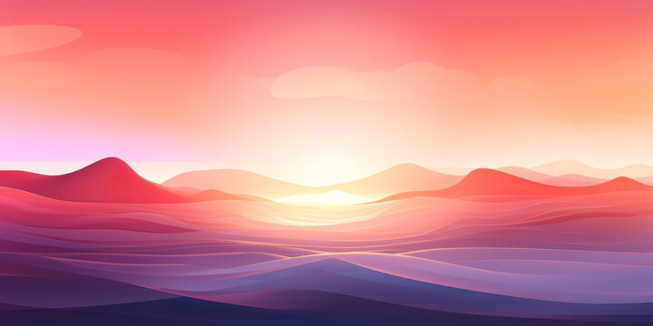 Abstract background image of a beautiful sunset. 