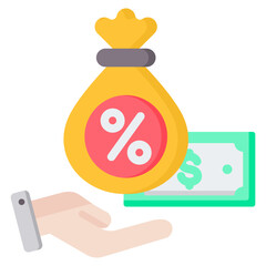 Commission Flat Icon