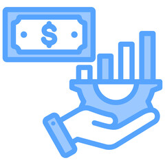 Ekonomic Service Blue Icon