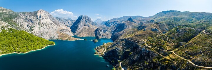 Obraz premium GREEN CANYON from a drone, Alanya, Turkey