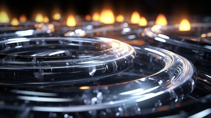 Realistic Render art work with black and white (UHD Wallpaper)