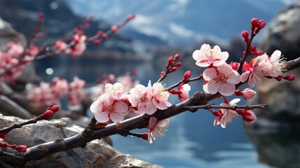 Obraz premium 3D beautiful branch mild fairy UHD wallpaper