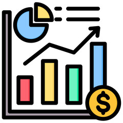 Business Outline Color Icon