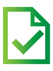 書類の中にアイコンがあるイラスト