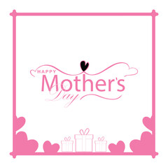 Happy Mother's Day. banner, Greeting card, poster