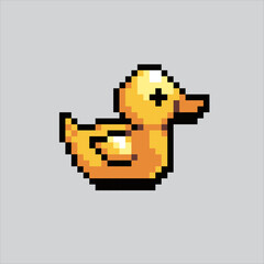 Pixel art illustration Duck. Pixelated Duck. Duck farm pixelated for the pixel art game and icon for website and video game. old school retro.