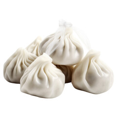 steamed dumplings isolated no background