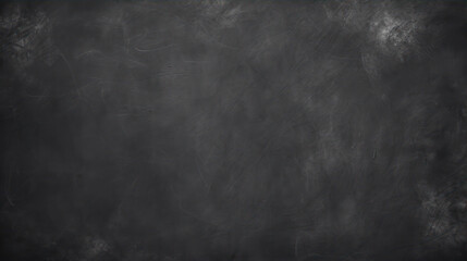 Close up of clean school horizontal black board texture, black board copy space background, empty Chalk black board as a background - obrazy, fototapety, plakaty