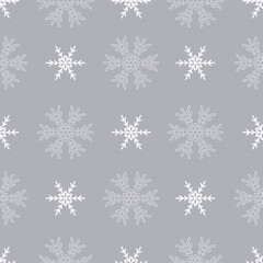 Snowflake rows repeating pattern