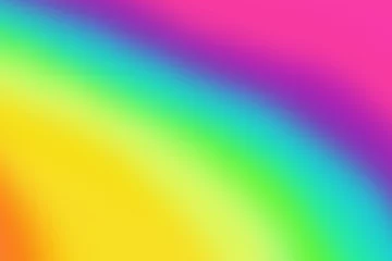 Fototapete Gelb pastel unicorn rainbow background