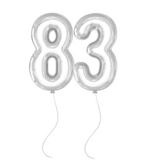 Silver Balloon Number 83