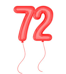 Red Balloon Number 72