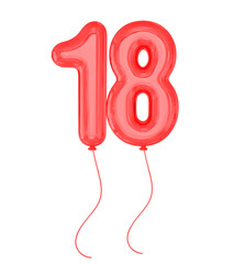 Red Balloon Number 18