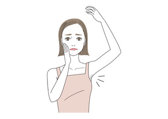 わき毛、脇のムダ毛に悩んでいる女性
