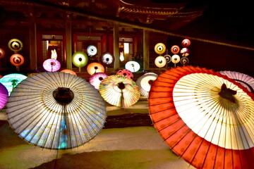 鳥取　大山　大山寺　大山の大献灯
