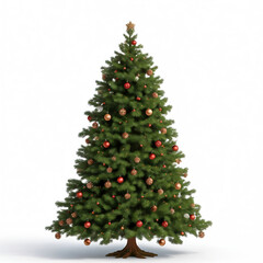 Fototapeta premium Festive Christmas Decorations Snowman, Tree, Bell, and Wreath, Generative Ai