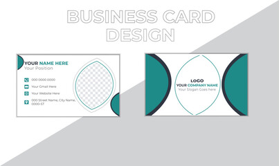 It is a corporate business card. Clean & Eye-catchy professional work.