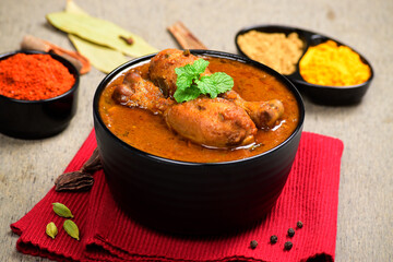 Indian chicken curry non veg food