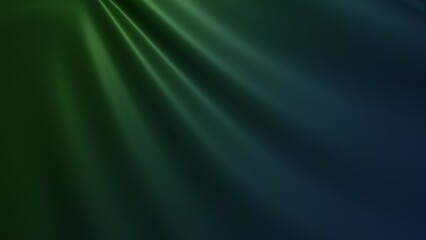Abstract green and blue  gradient background with flowing lines. cloths background with wave poster design and wallpaper.