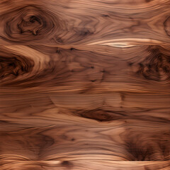 Fototapeta premium Wood texture seamless pattern photorealistic wooden surface for architectural renderings, interior or exterior design backgrounds wallpaper perfect repeating deep walnut coloring slab countertop table